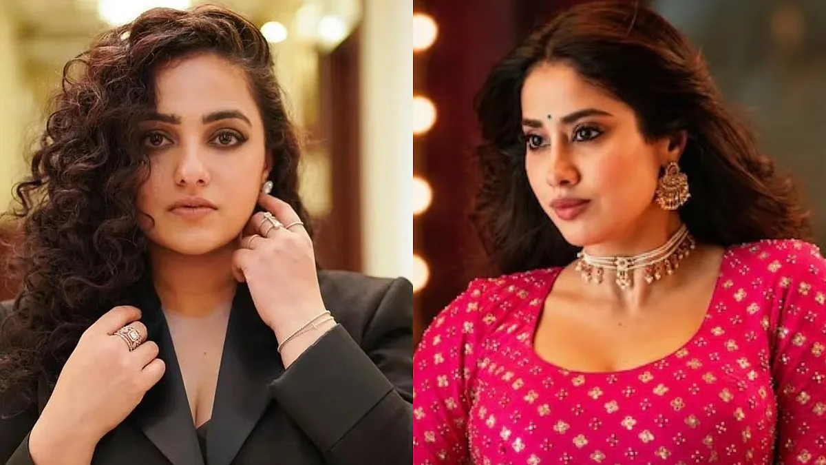 Nithya Menen and Janhvi Kapoor