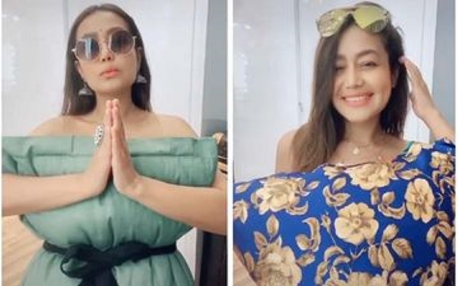 Neha Kakkar Slays The Instagram Pillow Challenge; Fans Shower Her With Love