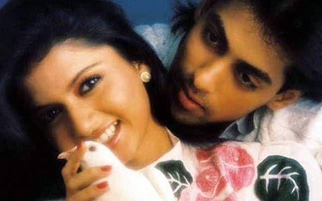 Bhagyashree and Salman Khan