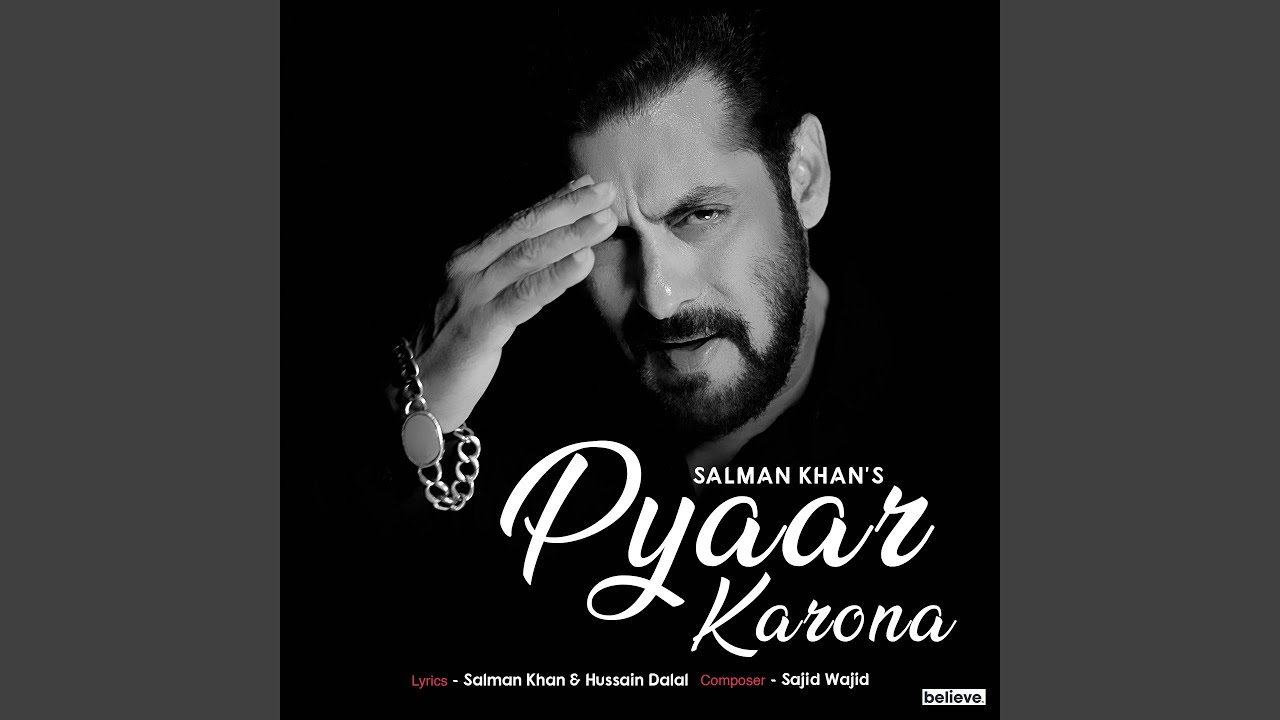 Salman khan's new song Pyaar Karona