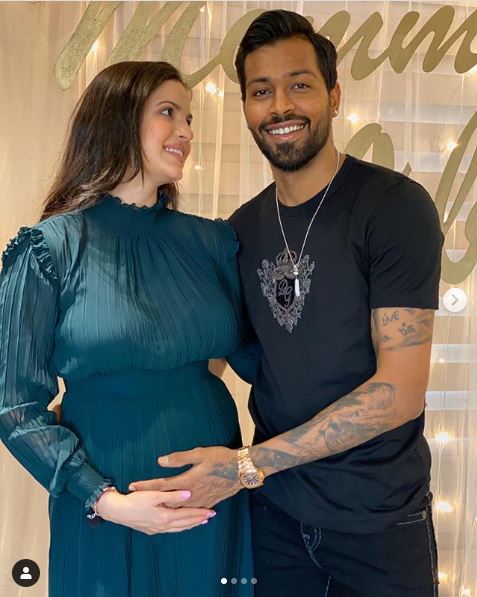 Hardik Pandya and Natasha Stankovic baby