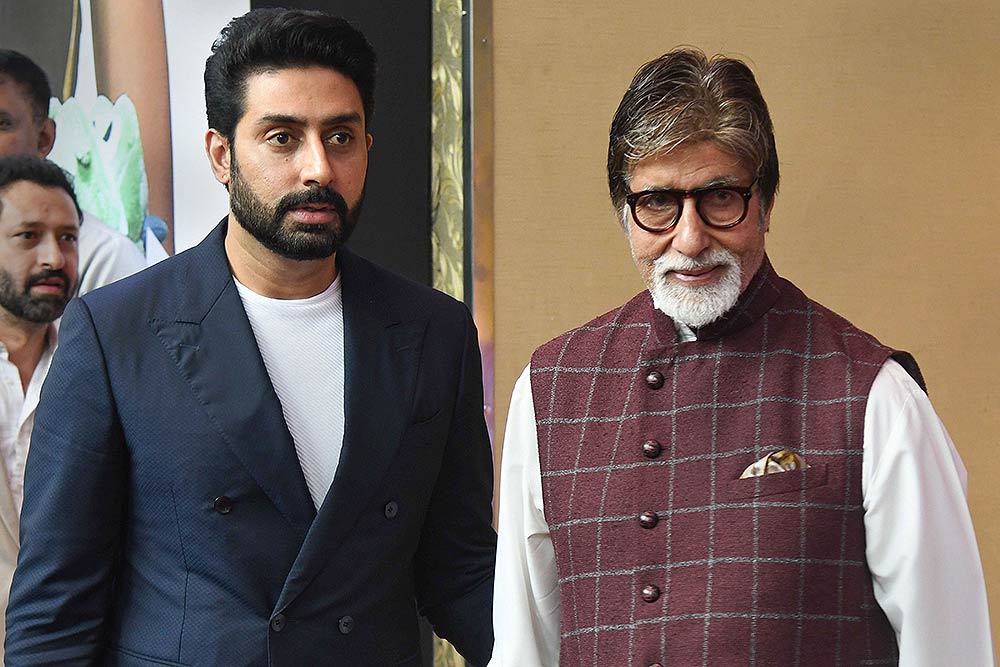 Abhishek Bachchan and Amitabh Bachchan