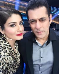 Raveena Tandon and Salman Khan