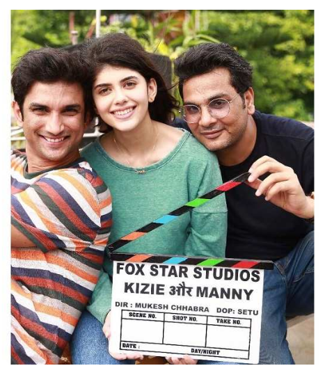 Sanjana Sanghi and Sushant Singh Rajput fil dl bechara hai