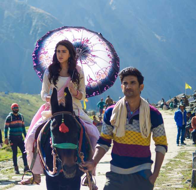 Sara Ali Khan and Sushant Singh Rajput in Kedarnath