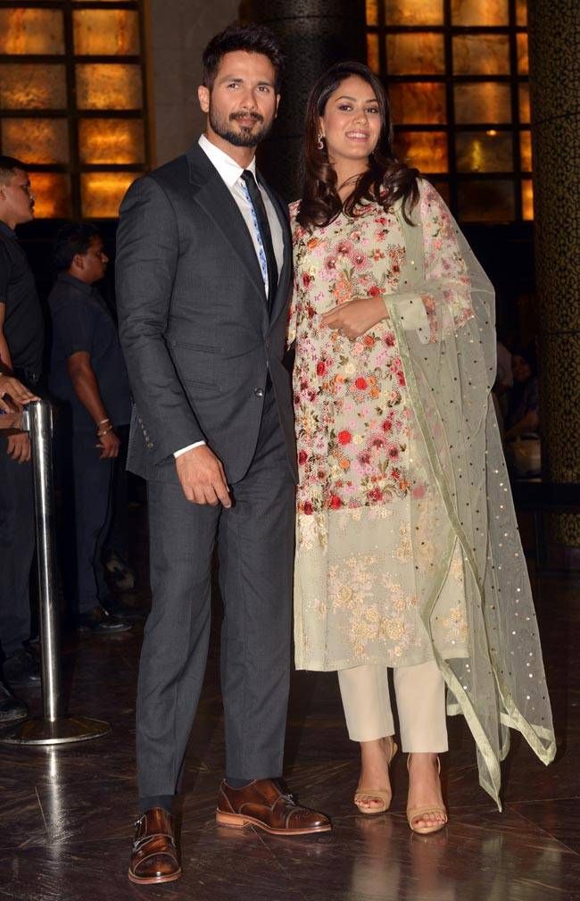 Shahid kapoor with wife mira rajput