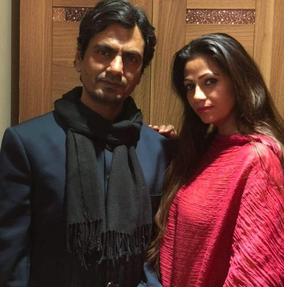 Nawazuddin Siddiqui with his wife Aaliya