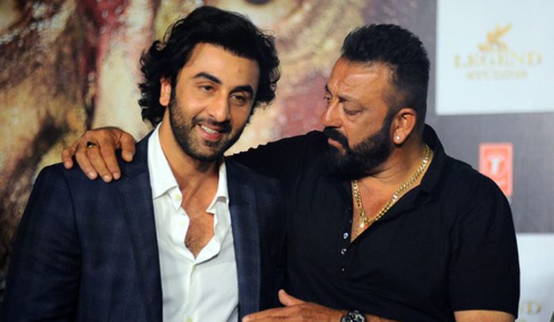 Ranbir Kapoor and Sanjay Dutt