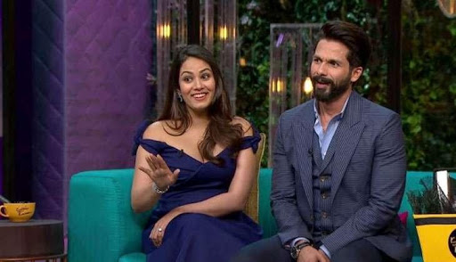 Shahid Kapoor and Mira Rajput on Koffee with Karan