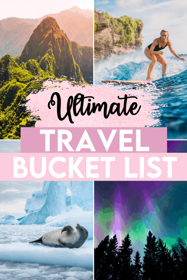 bucket list travel things to do