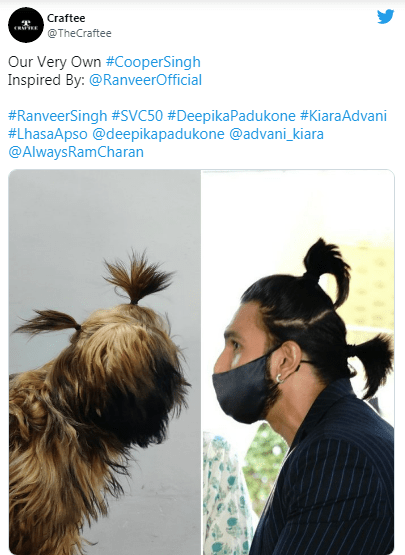 Ranveer Singh's Double Ponytail Hairdo Kickstarts A Hilarious Meme