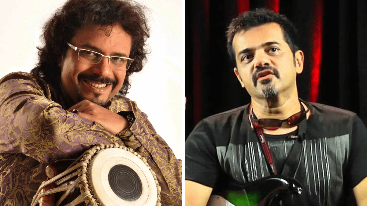 Bickram Ghosh and the Ehsaan Noorani curating the magical music show in goa