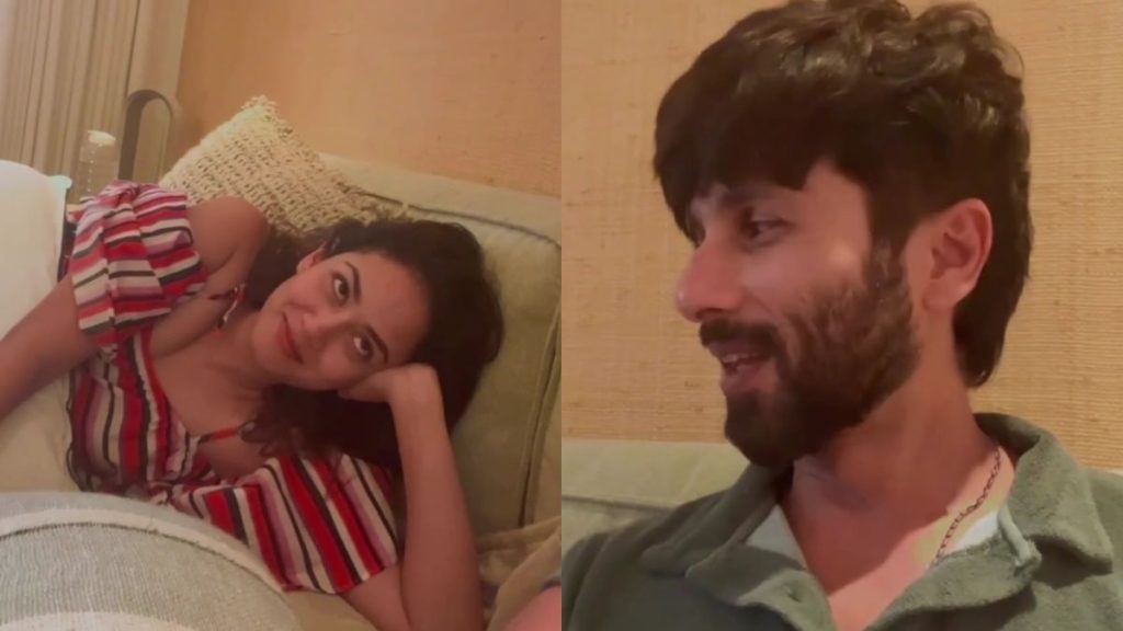 Shahid Kapoor Teases His Wife Mira Rajput Asking Her About His 'Hairy Legs'; Watch Video - Woman's era Shahid Kapoor Teases His Wife Mira Rajput Asking Her About His 'Hairy Legs'; Watch Video - Woman's era