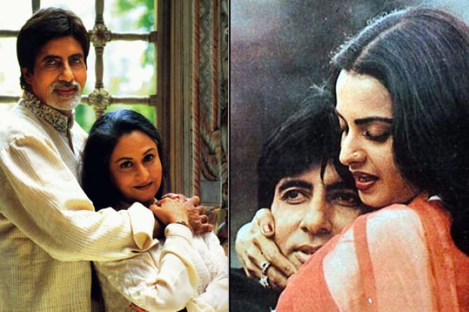 Jaya Bachchan and Rekha 