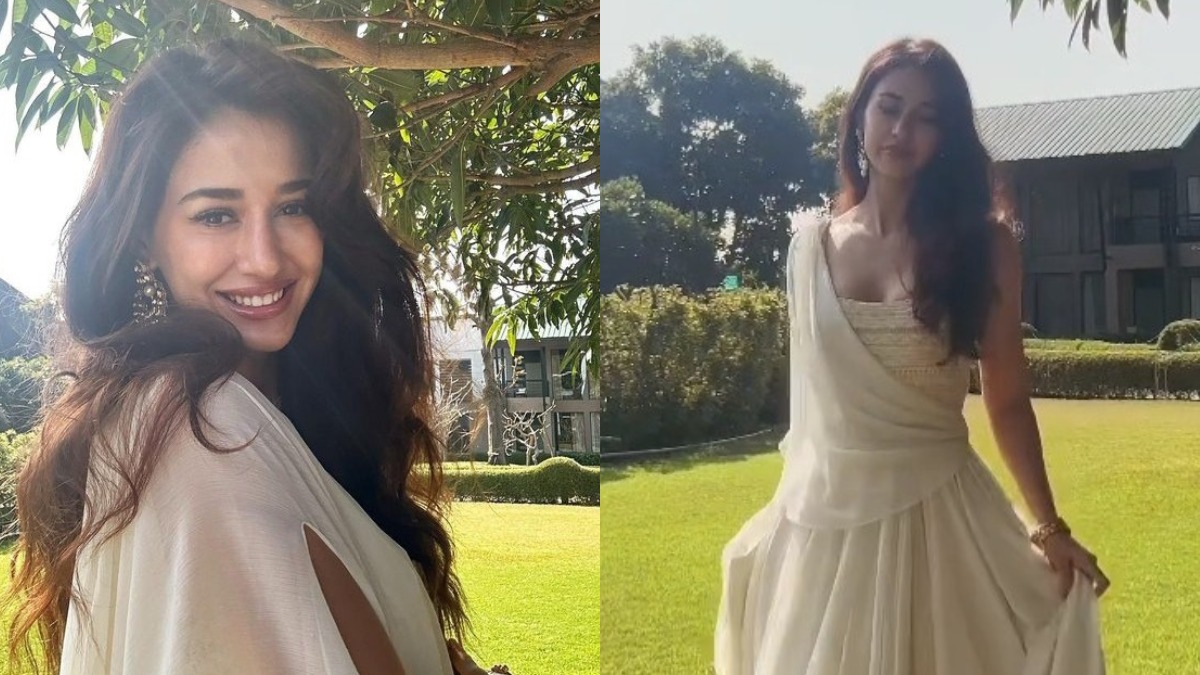 Desi Style Statement: Disha Patani Is The Definition Of Ethnic Gracefulness  In A White Anarkali Suit! - Woman's era