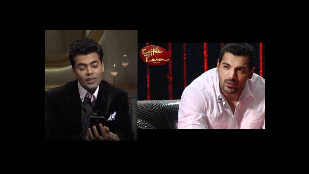 Karan Johar and John Abraham