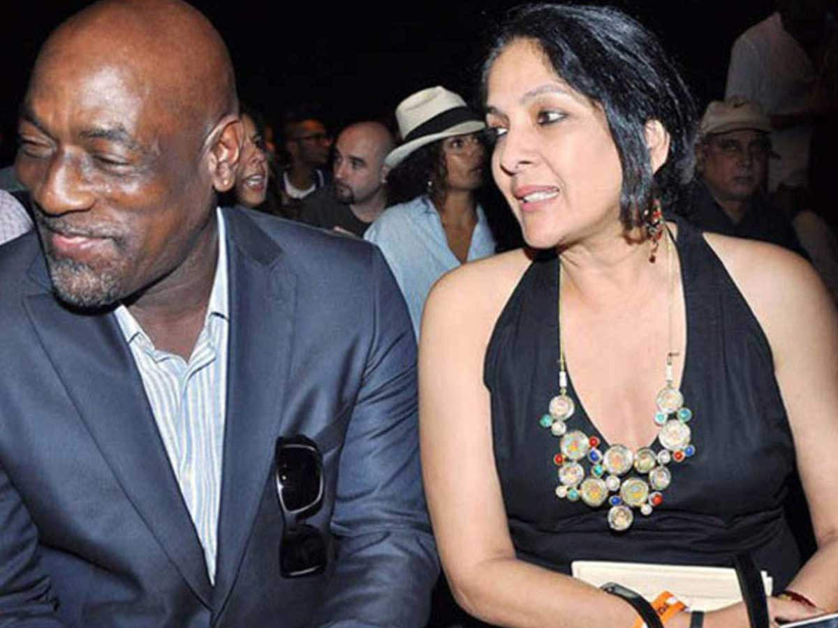 Neena Gupta and Vivian Richards 