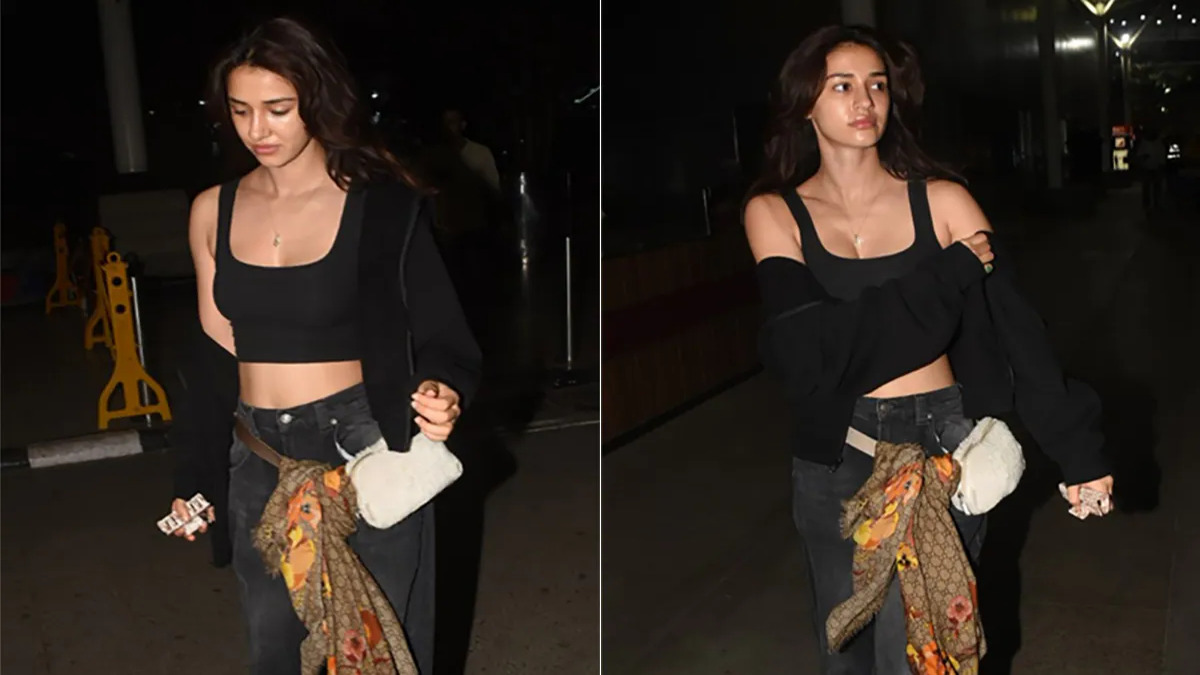 Disha Patani trolled for wearing strapless bralette at NMACC event