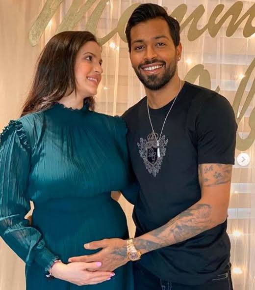 Natasha Stankovic and Hardik Pandya 