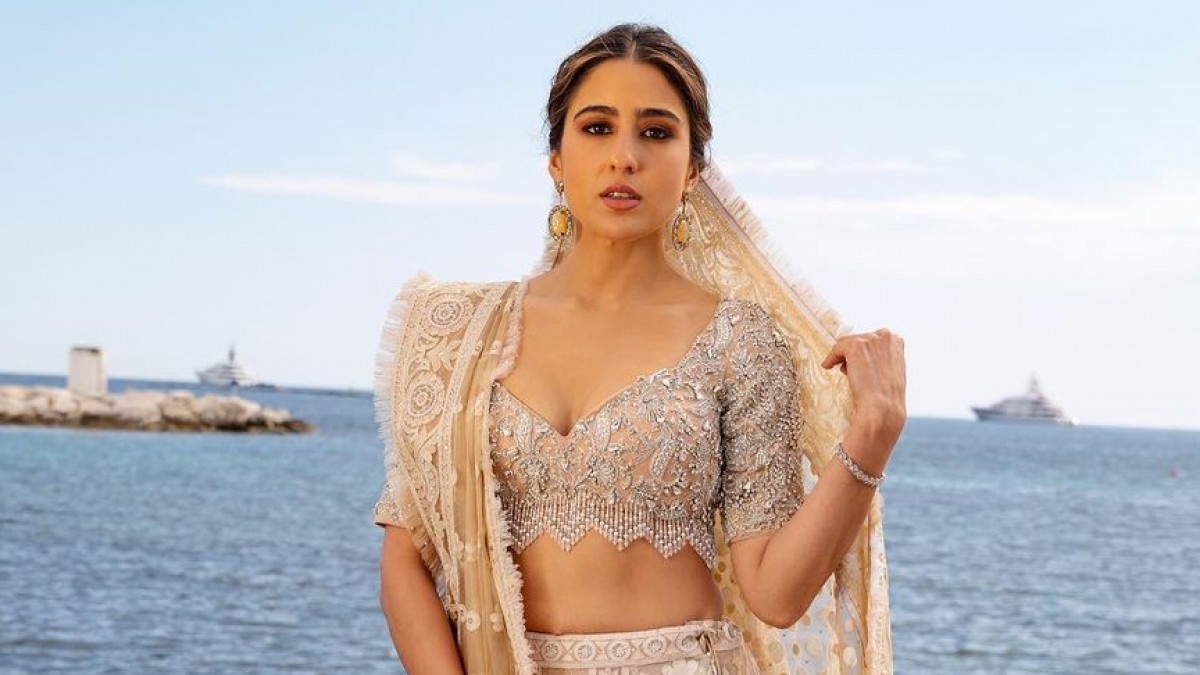 sara ali khan on why she chose traditionals at cannes