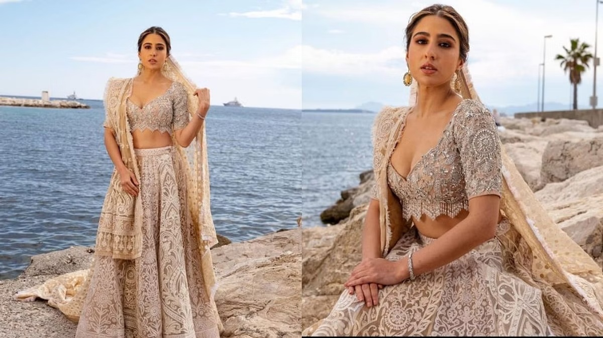 sara ali khan on why she chose traditionals at cannes