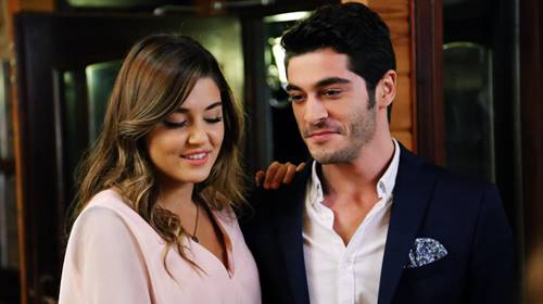 Burak Deniz and Hande Ercel 