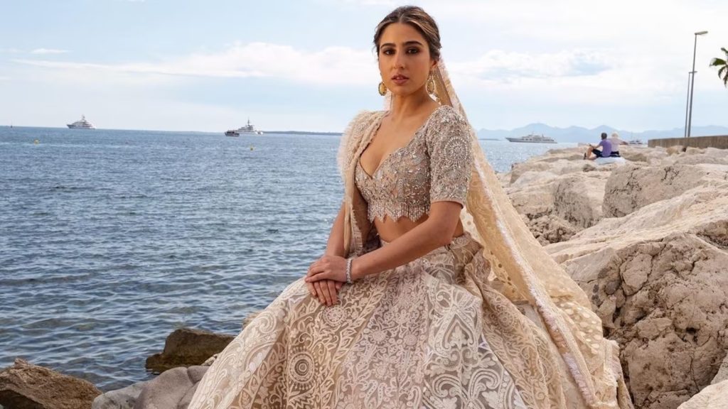sara ali khan on why she chose traditionals at cannes