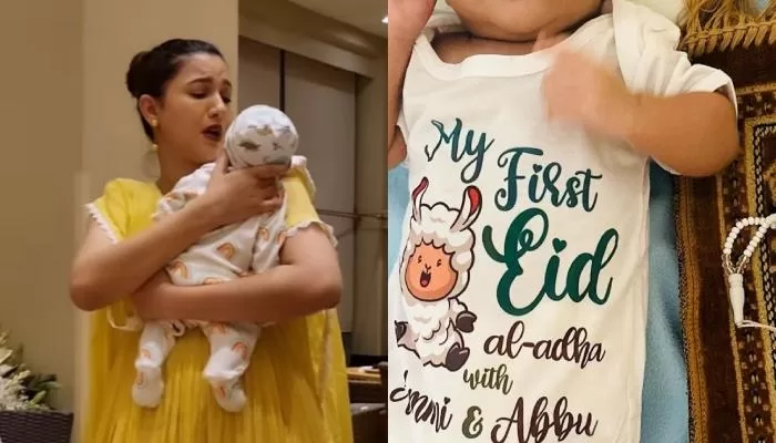 Gauahar Khan's Son Celebrates First Eid With Parents, Looks Cute In A Gifted Outfit! 