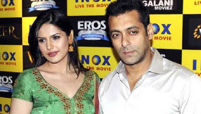 Zareen Khan and Salman Khan 