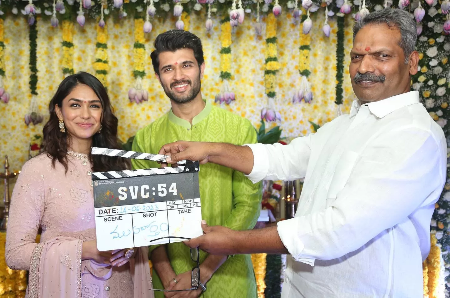 Vijay Devarakonda and Mrunal Thakur 