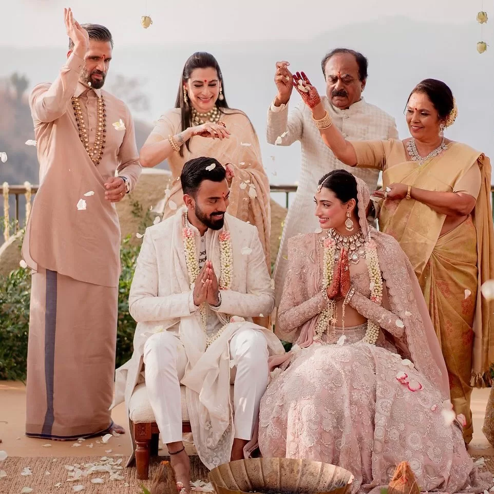 Athiya Shetty and KL Rahul wedding pics