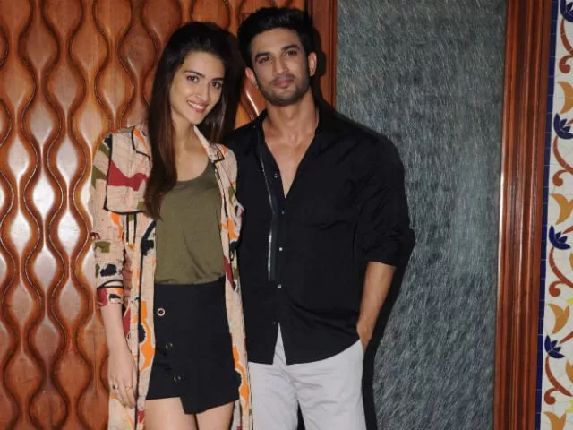 Kriti Sanon and Sushant Singh Rajput 