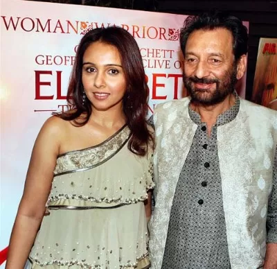 Suchitra Krishnamoorthi with husband Shekhar Kapoor 