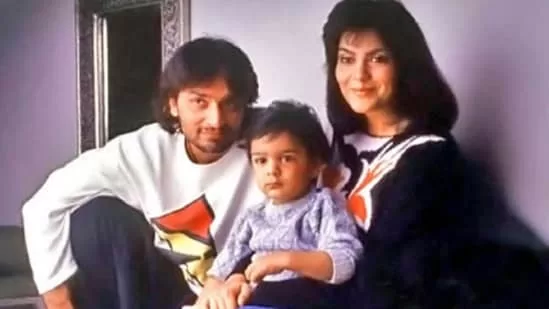 Zeenat Aman with her family 