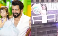 Jay Bhanushali's 4-Year Old Munchkin Tara Gets Featured On New York's Times Square Billboard!