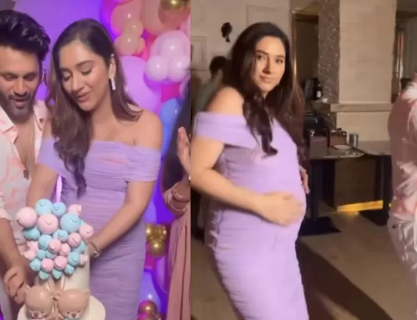 Disha Parmar's Joyful Baby Shower Infuses Color Into The Town; Actress Cradles Her Baby Bump While Dancing!