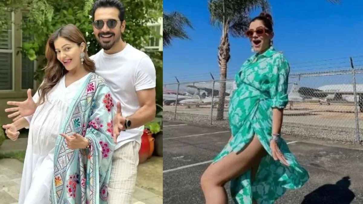 Rubina Dilaik Poses On Airport Runway For Her Babymoon Shoot; Looks Classy Flaunting Her Baby Bump!