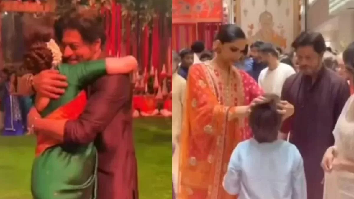 Ambani's Ganpati Puja: Shah Rukh And Nita Ambani's Hug, Deepika Padukone Fixing AbRam's Hair Steal The Spotlight!