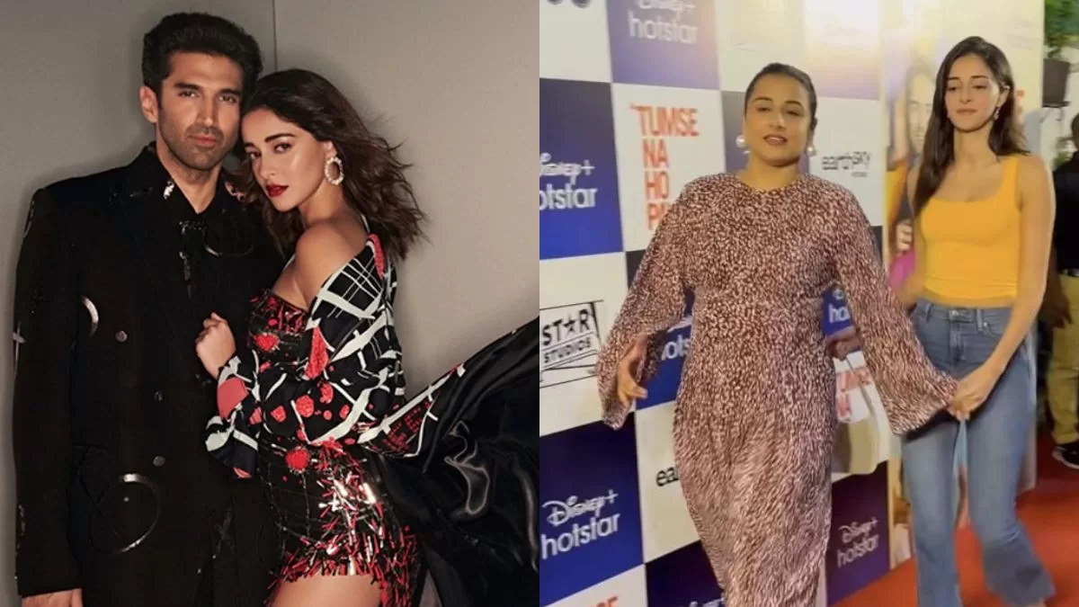 Ananya Panday Poses With Aditya Roy Kapur's 'Bhabhi' Vidya Balan At An Event; Fan Says 'Shaadi Pakki'