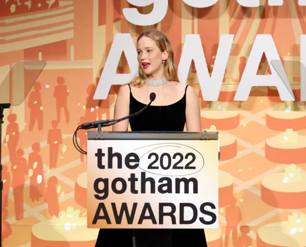 Jennifer Lawrence looks classic in Dior's black gown at 2022 Gotham Awards 