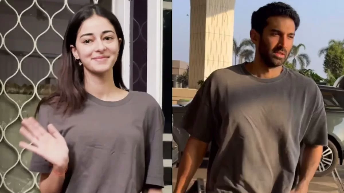 Ananya Panday Caught In Aditya Roy Kapur's T-shirt- Spark Romance Rumors in Bollywood 