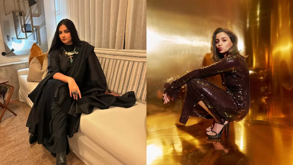 Scorpio Season's Dark Fashion Dominates Instagram Feeds! From Kareena Kapoor Khan's Monochromatic Elegance to Rhea Kapoor's Noir Saree, This Week's Fashion Highlights Unveiled