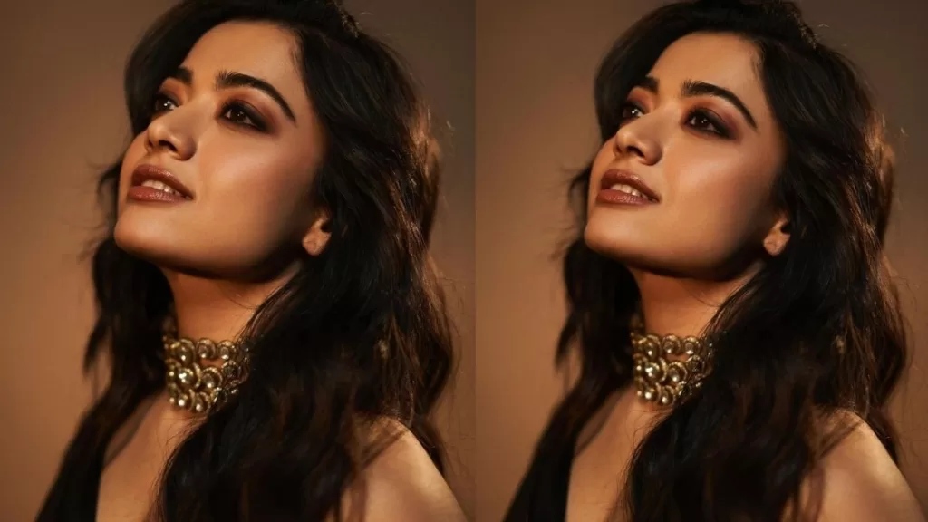 Rashmika Mandanna Stuns in Sheer Black Saree, Redefining Elegant Fashion