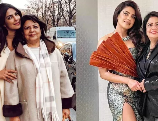 Priyanka Chopra with Madhu Chopra