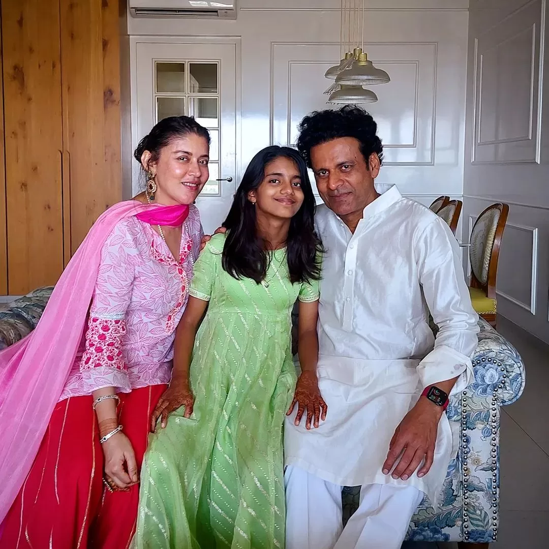 manoj bajpayee with daughter