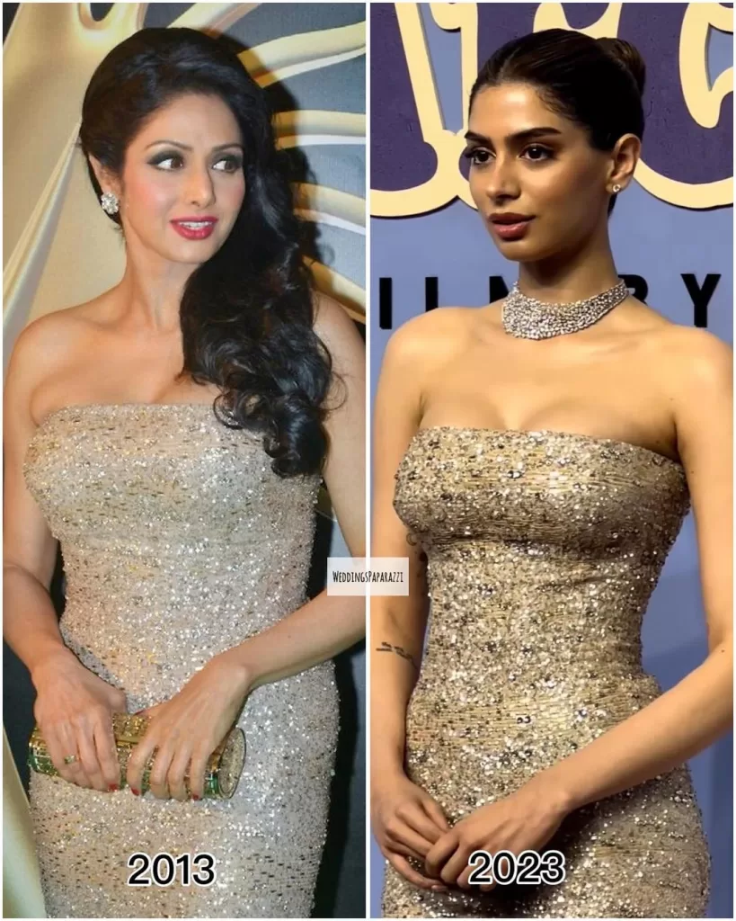 Khushi Kapoor Shines in Mom Sridevi's Golden Gown at 'The Archies' Premiere: A Heartfelt Tribute Unveiled!