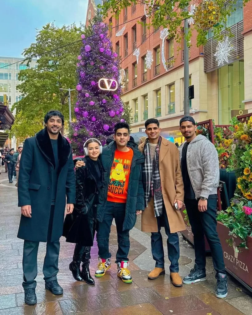 Cricket Star Shubman Gill Fuels Speculation of Music Video Venture with Social Media Influencers in London