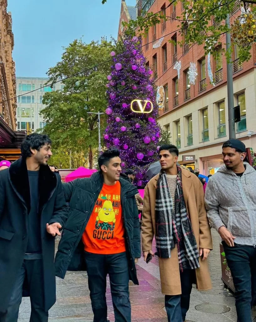 Cricket Star Shubman Gill Fuels Speculation of Music Video Venture with Social Media Influencers in London