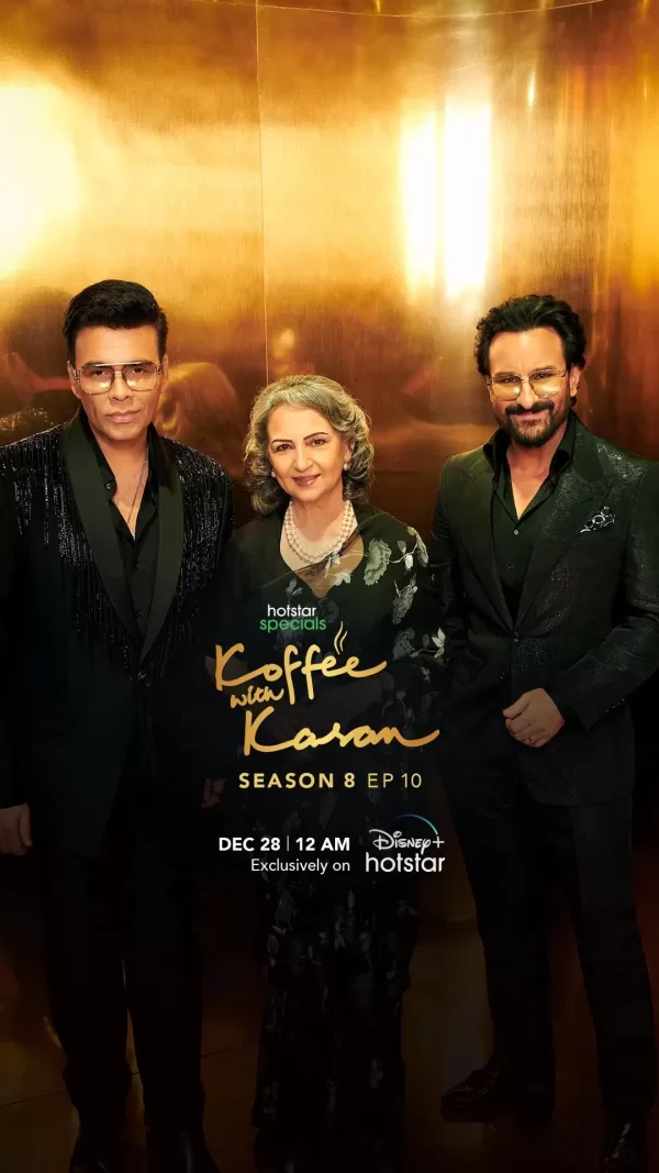 koffee with Karan 8 with Sharmila Tagore and Saif Ali Khan