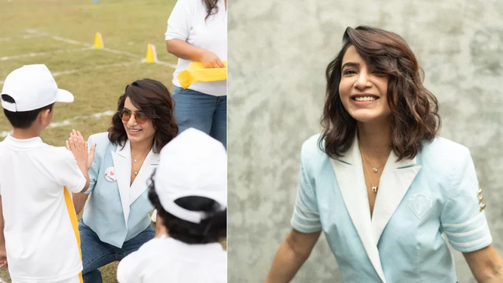 Samantha Ruth Prabhu Stunned in Blue Blazer and Jeans on Instagram: Slays the Boss Babe Look